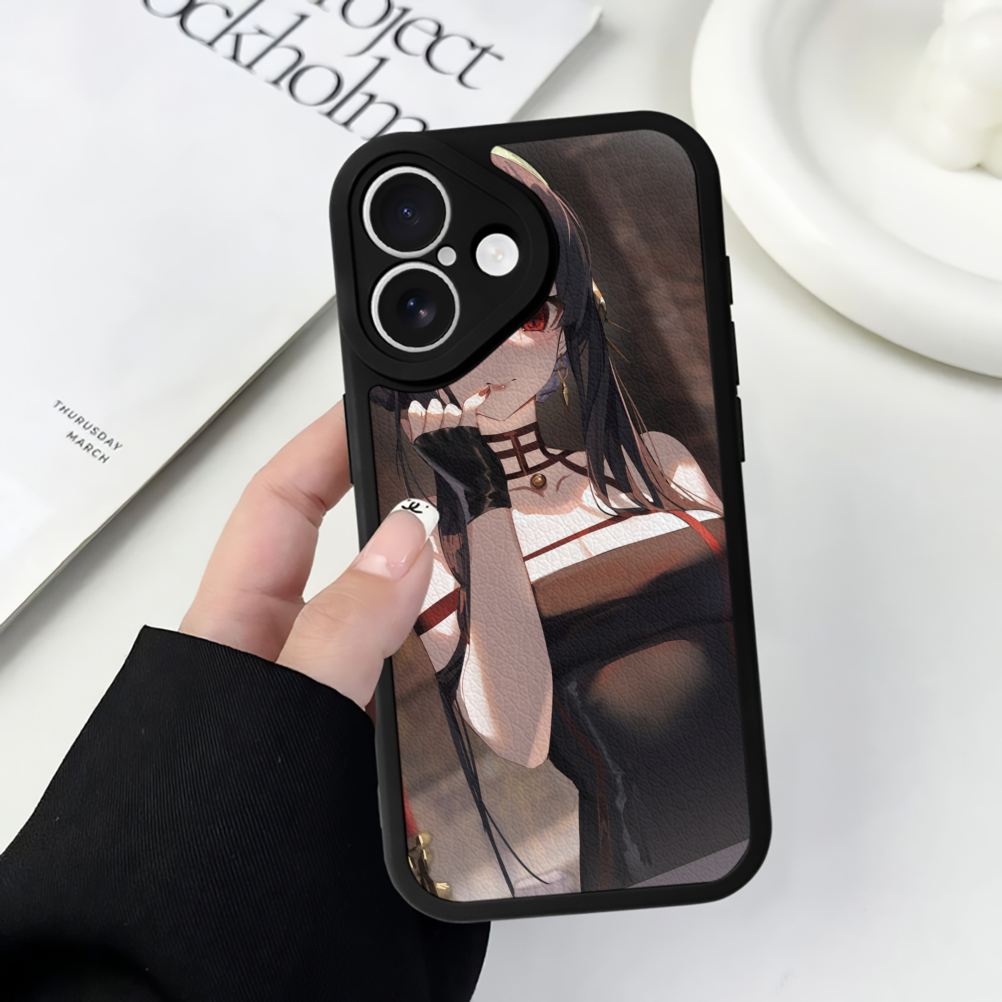 （画像用） SPY×FAMILY间谍家家酒 【iPhone 16シリーズ対応】シリコンスマホケース（レザー調） 材質：シリコン